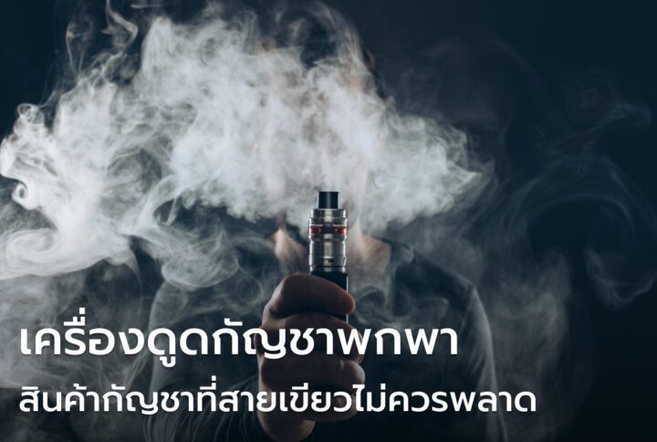 เครื่องดูดกัญชาพกพา Vape Cart สินค้ากัญชาที่สายเขียวไม่ควรพลาด