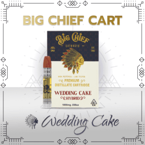 Big Chief Cart Wedding Cake