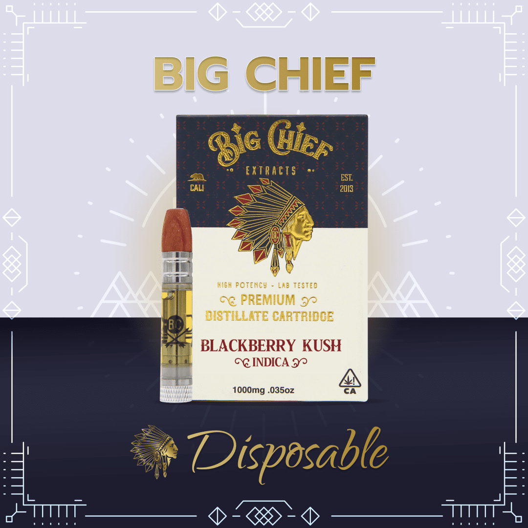 หลอดน้ำมันกัญชา Big Chief Disposable