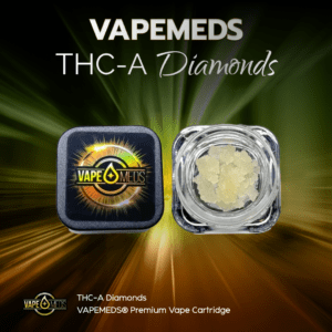 VapeMeds THC-A Diamonds ผลิตภัณฑ์กัญชาที่เข้มข้นที่สุด